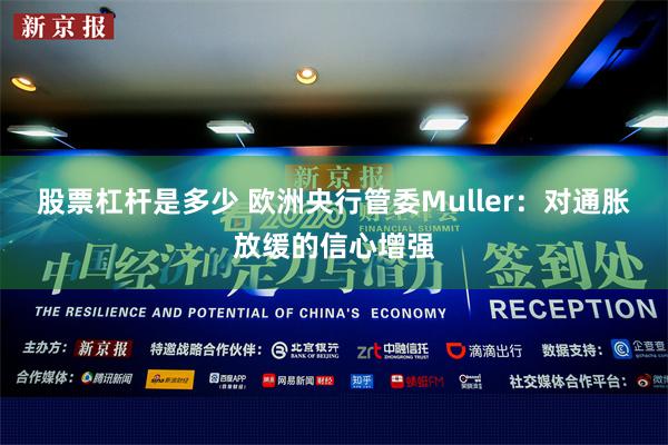 股票杠杆是多少 欧洲央行管委Muller：对通胀放缓的信心增强